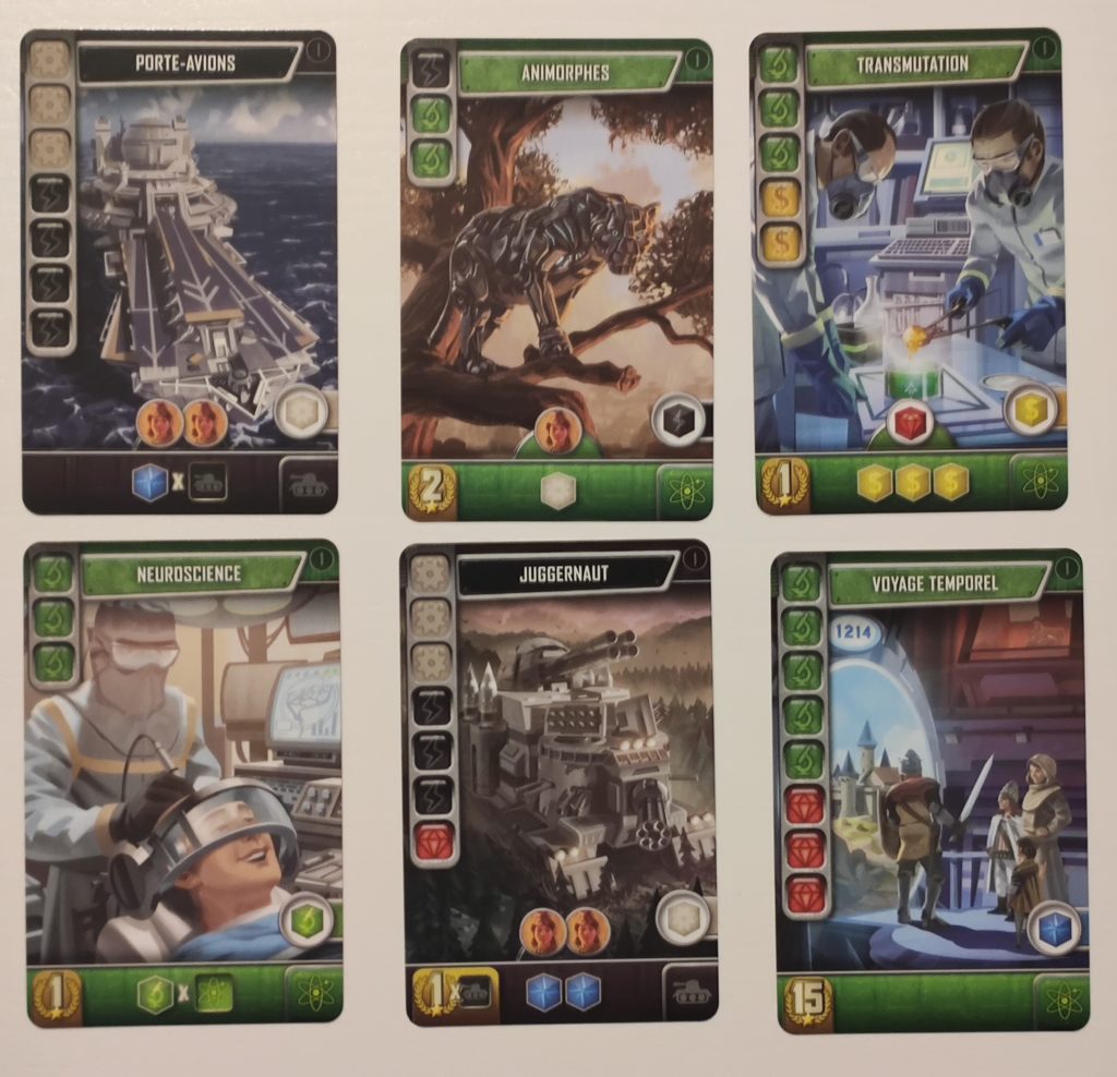 Cartes de développement