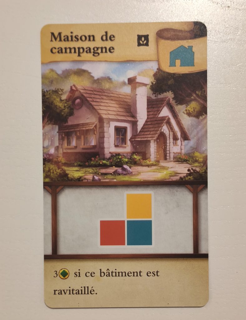 Carte de batiment