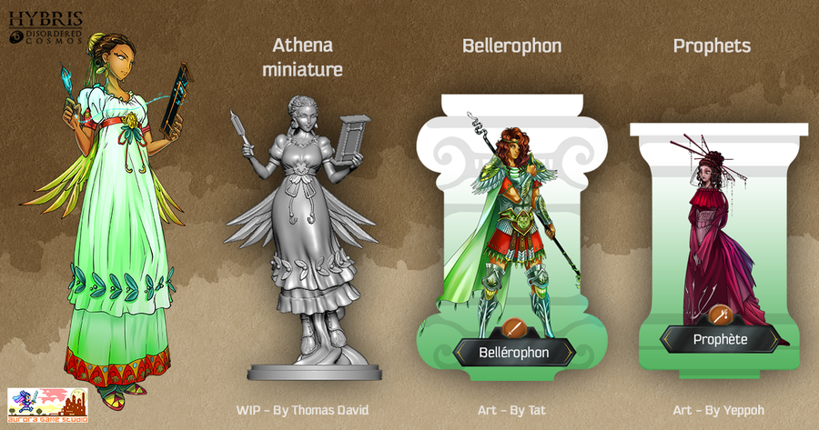 Athena et ses héros et prophètes.