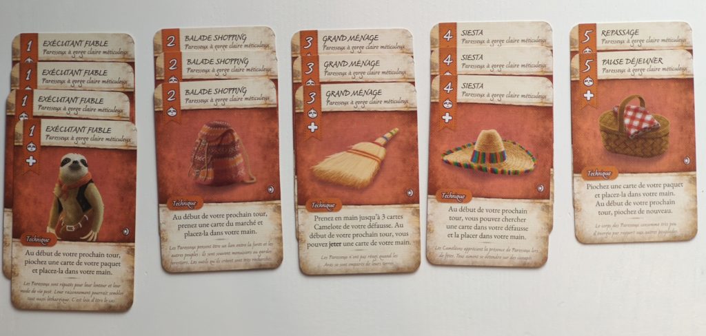 Les cartes d'une peuplade
