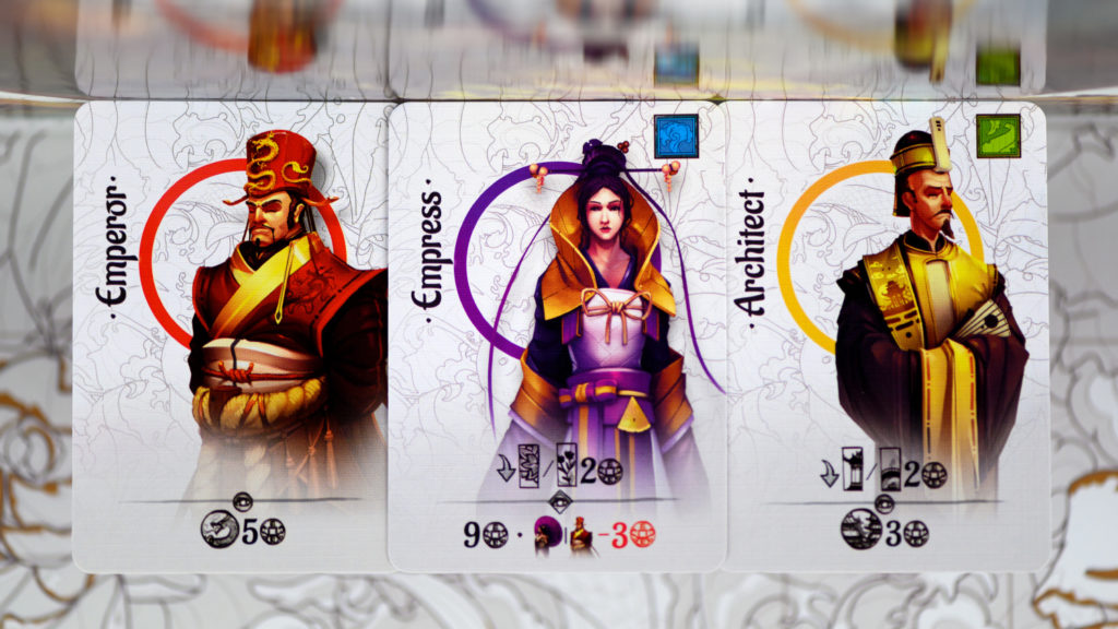Personnages de Tang Garden