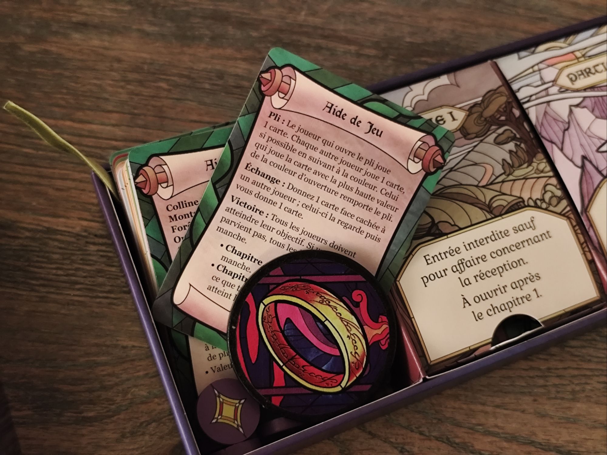 Asmodee Le Seigneur Des Anneaux : La Communauté De L'Anneau - Jeu De Plis Coopératif
